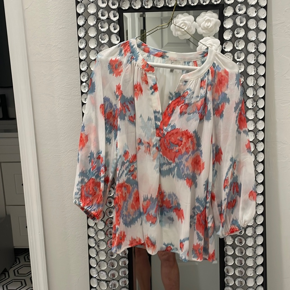 Joie silk crepe blouse XS